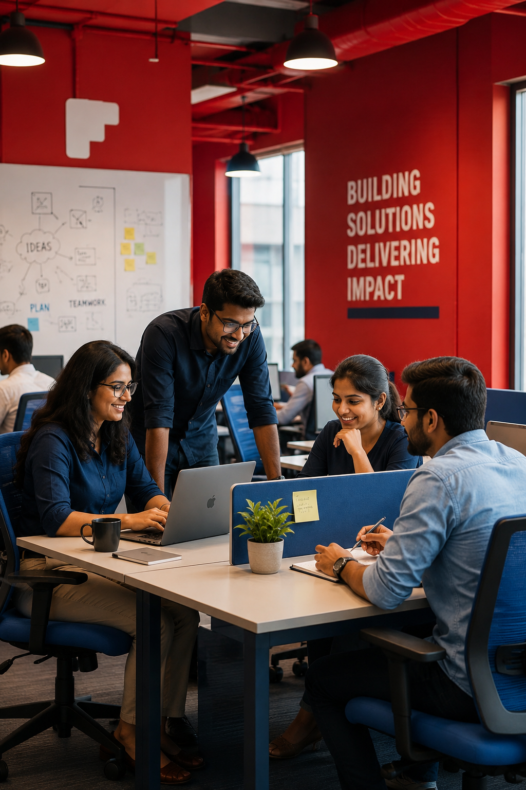 Byte Innovations team working together